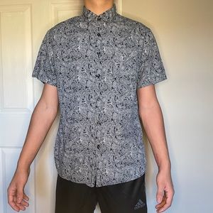 Denim & Flower button down